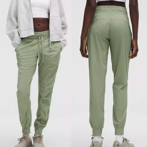 Lululemon Light Muted Green Dance Studio Joggers - Picture 1 of 1